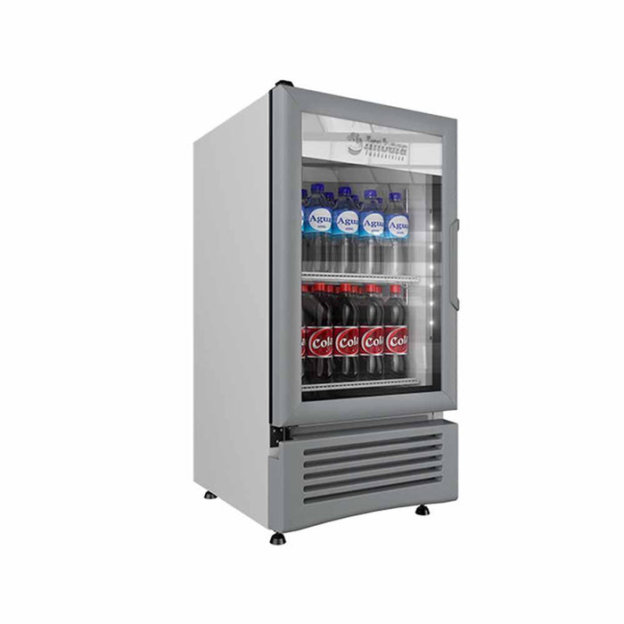 Imbera VL40 1024353 Refrigerador Vertical 4 pies, 1 Puerta Cristal Luz Led 115 V. 1/6 HP Envio por cobrar