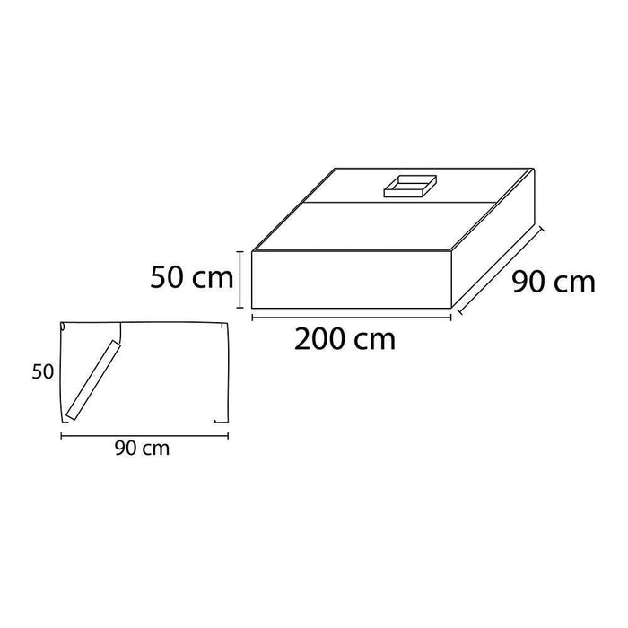 INMEZA CCI-200i Campana 200 cm Acero Inoxidable Cúbica Central CAMPANAS INMEZA 