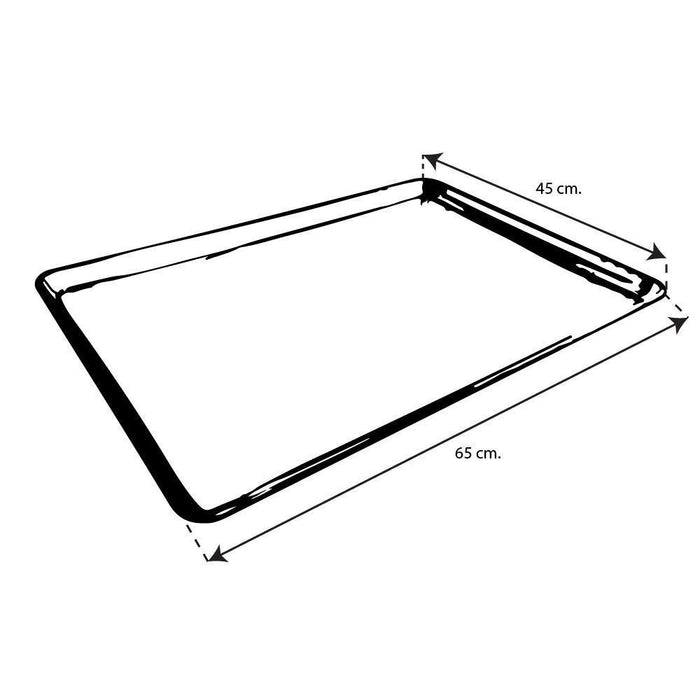 INMEZA CH-4565IS Charola acero inoxidable 45x65 solida Charolas de Pan INMEZA 