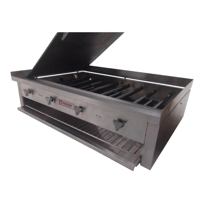 INMEZA PLAGi Plancha Salamandra Comercial Acero Inoxidable 100 x 70 Teriyaki Teppanyaki Planchas INMEZA 