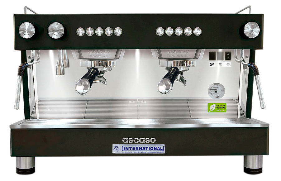 International Ascaso Barista T Zero Cafetera Acero Inoxidable BT.99 Negra