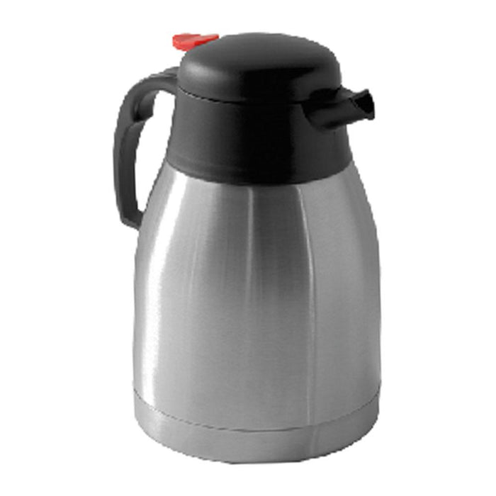 ISBW ASCS019 Jarra Térmica Para Café Acero Inoxidable Tapa C/Boton 64 Oz, 1.9 Lt Jarra ISBW 