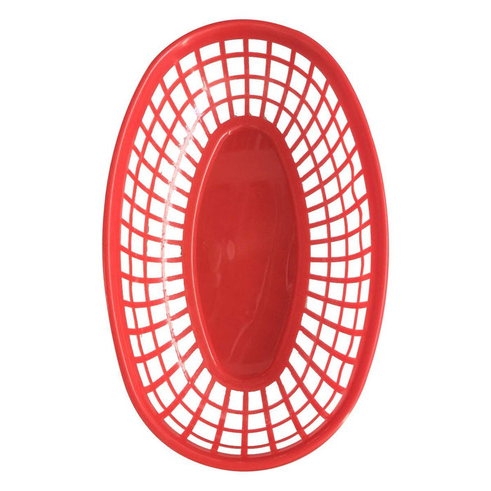 ISBW PLBK938R Canastilla Oval Roja en Polipropileno Utensilios ISBW 