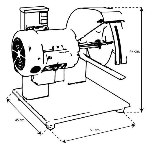 JR CP-20 CP29 CORTADORA POLLO ACERO INOXIDABLE 1/2 HP (0CP20) Procesadores Alimentos / Ralladores / Cortadores JR 