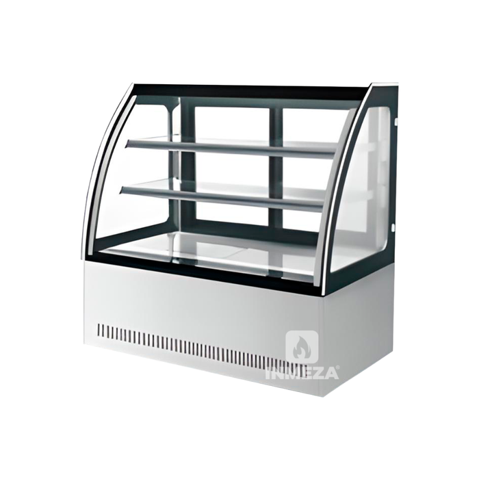 Vitrina Exhibidora De Cristal Curvo 464 L 550W 110V Migsa GN-1800C2