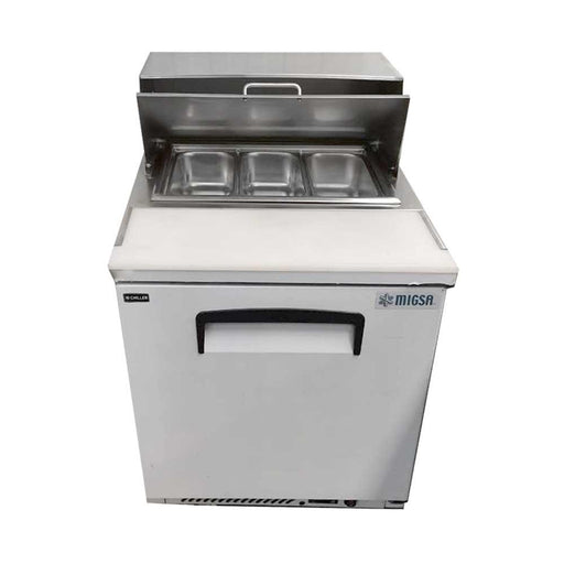 Migsa SCL-1 Mesa Fria para Ensaladas de 1 Puerta 170 lts Envio por Cobrar Mesas Refrigeradas MIGSA 