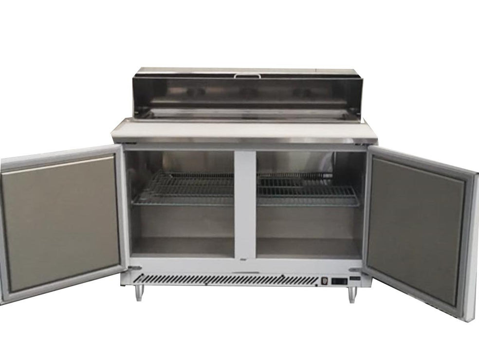 Mesa Fria Para Ensaladas 2 Puertas Tipo Americano 340 L 110V Migsa SCL-2