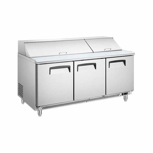 Migsa SCL-3 Mesa Fria para Ensaladas de 3 Puertas 510 lts Envio por Cobrar Mesas Refrigeradas MIGSA 