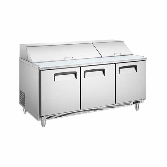 Migsa SCL-3 Mesa Fria para Ensaladas de 3 Puertas 510 lts Envio por Cobrar Mesas Refrigeradas MIGSA 