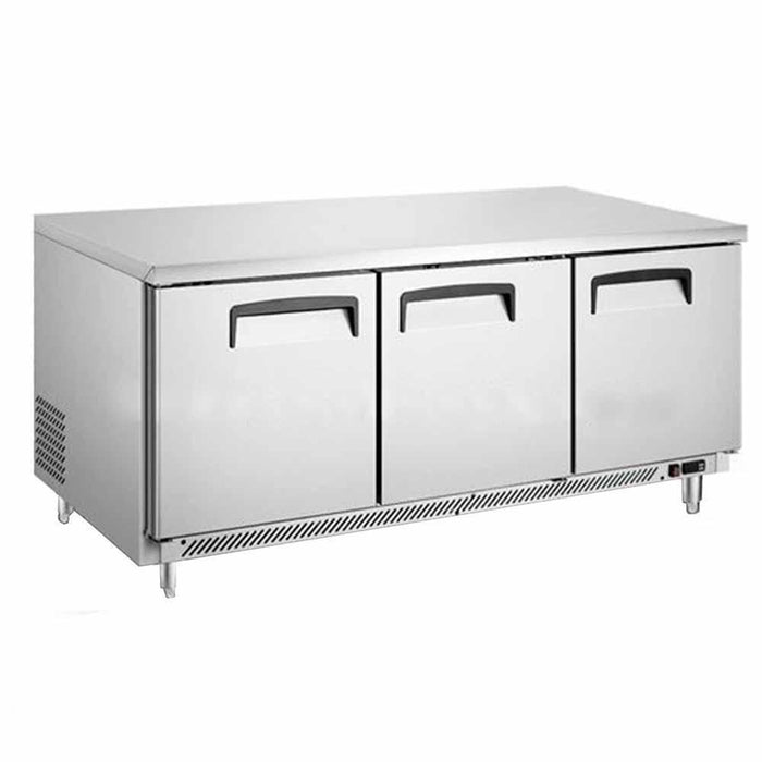 Migsa UC-72C-3 Mesa Fria Refrigerada de 3 Puertas 530 lts Envio por Cobrar Mesas Refrigeradas MIGSA 