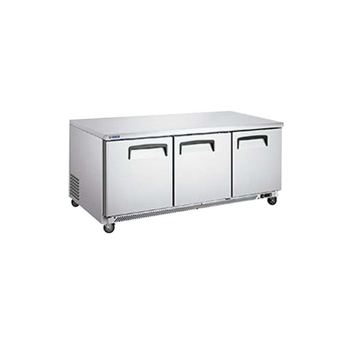 Mesa Fria Congelada 3 Puertas 530 L 110V Migsa UC-72F-3