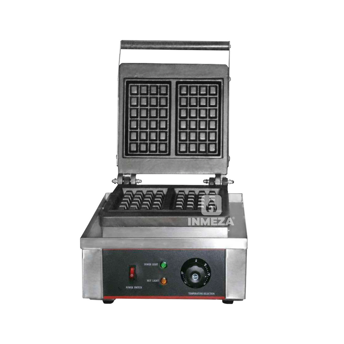 Wafflera Sencilla Rectangular 1,200W 120V Migsa UWBF-1