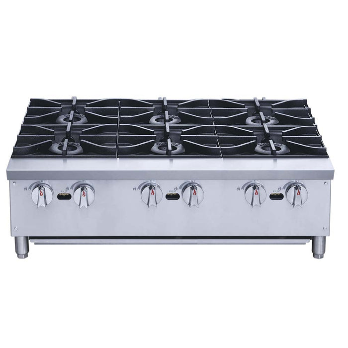 Parrilla 6 Quemadores Gas Lp Migsa XRB-6-MG-LP