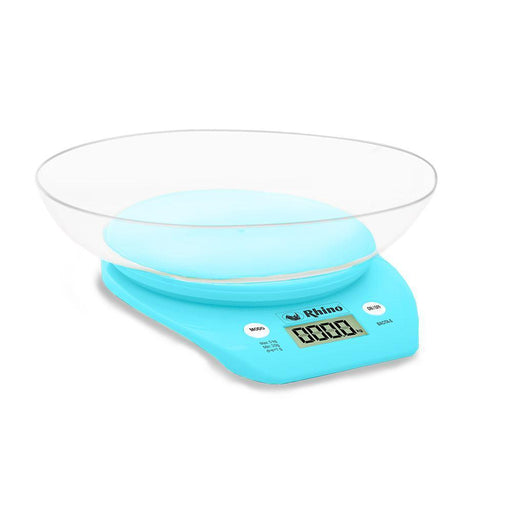 Rhino BACITA-5 Báscula Cocina Mililitros Tazón Desmontable Transparente 5 kg Básculas Rhino 