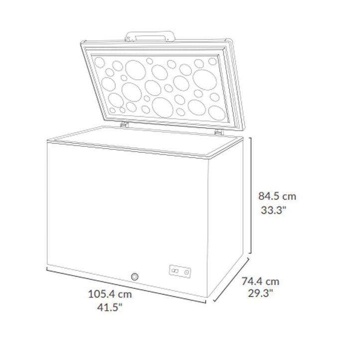 TORREY CHTC-115D Congelador Horizontal de Tapa Solida Envío por cobrar Refrigeracion TORREY 