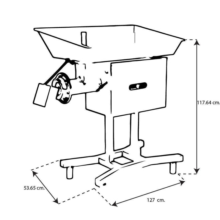 TORREY M-32-5HP M325HP MOLINO CARNE CARNICERÍA PESCADO POLLO ACERO INOXIDABLE 5 HP Envío por cobrar Molino Carne TORREY 