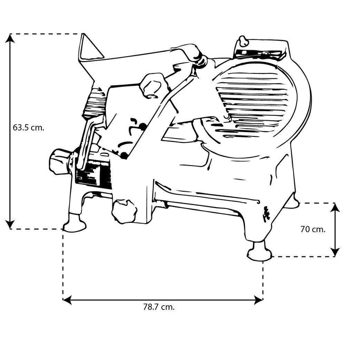 TORREY SS-300 SS300 REBANADORA CARNE VEGETALES ACERO AL CROMO 1/3 HP (0SS300) Rebanadoras TORREY 