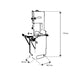 TORREY ST-305-SH MONOFASICO ST305SHMONO SIERRA CARNE ACERO INOXIDABLE 3 HP 220V (0ST305SH261) Envío por cobrar Sierra para carne TORREY 