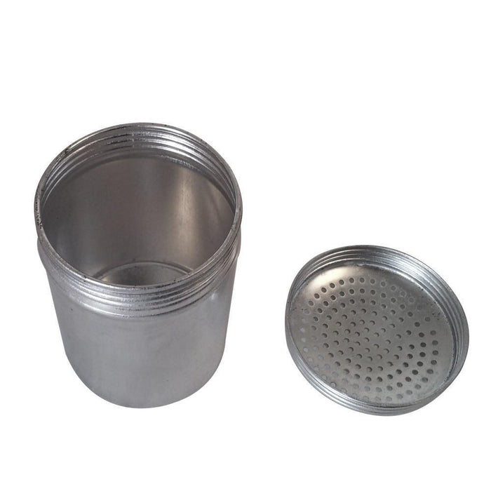 ISBW DR-ALT ALRDH002 Salero Redondo de Aluminio Espolvorear 8 Oz (236.59 ml) Utensilios ISBW 