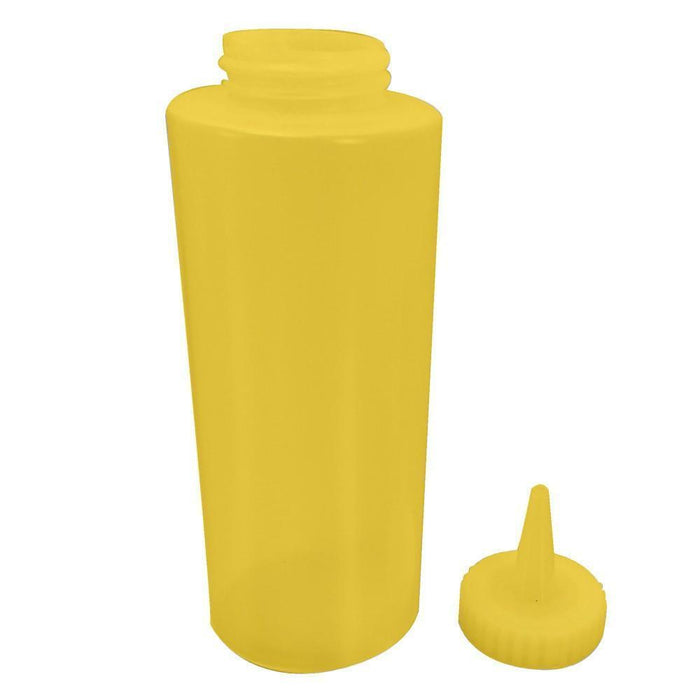 ISBW SBY-24 PLTHSB024Y Botella Dispensador Exprimible Amarillo 24 Oz (709.76 ml) Utensilios ISBW 