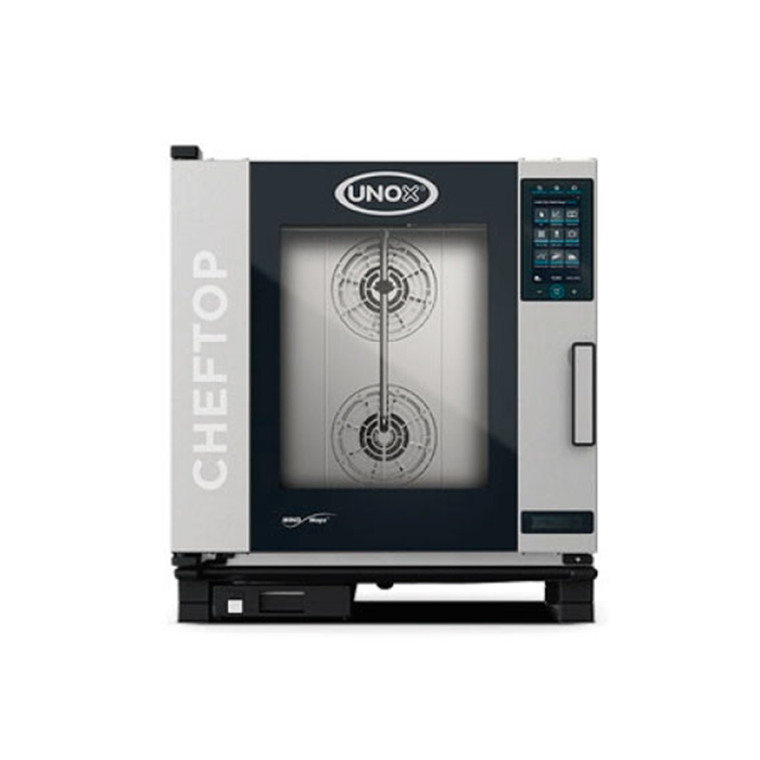 UNOX XEVC-0711-GPRM Horno combinado a gas 7 GN 1/1 bandejas